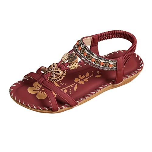 Sandales d'été élégantes pour femme tongs confortables et plates