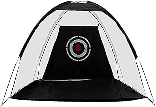 Ctzrzyt Indoor Foldable Practice Net Hitting Cage Garden Grassland Practice Tent Training Equipment Black