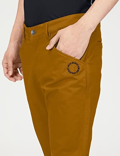 | [ジャックバニー] メンズ ロングパンツ ストレッチサテン