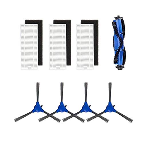 Conjunto de 11 kit de peças de reposição para aspiradores de pó – escova principal + escovas laterai