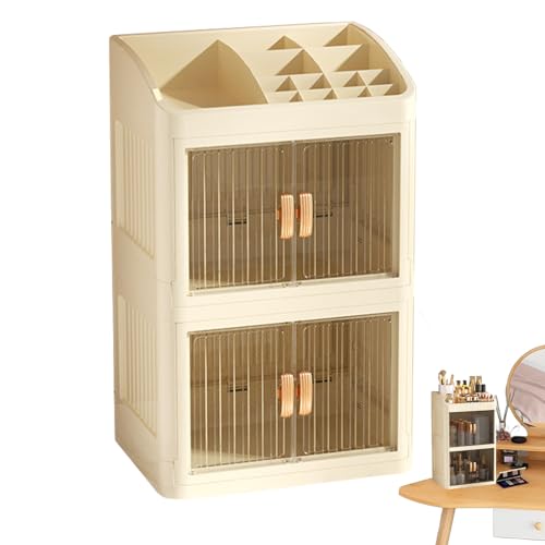 Boîte de rangement maquillage 3 couches stop au désordre de la commode