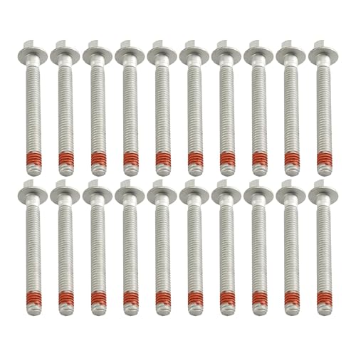 Image of KAX Head Bolt Set Compatible with Chevy Silverado 1500 2500 3500 HD Classic Tahoe Suburban Avalanche Corvette Express, GMC Sierra Yukon XL 1500, Cadillac Escalade 6.0L 5.3L 4.8L 6.2L 5.7L, OE# ES72220