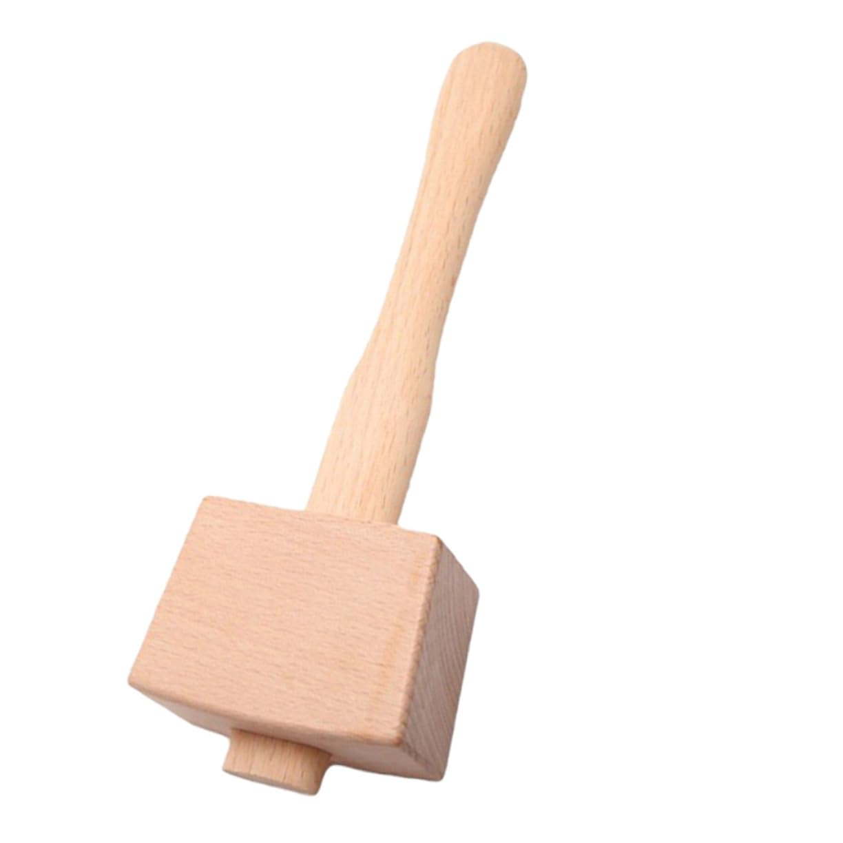 BUTIFULSIC Diy Wood Carving Hammer Small Wooden Mallet Beech Handle for Home Renovation and Craft Projects