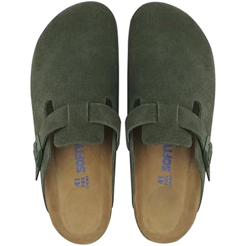 SOFTYOHO Suede Clogs for Women Cover