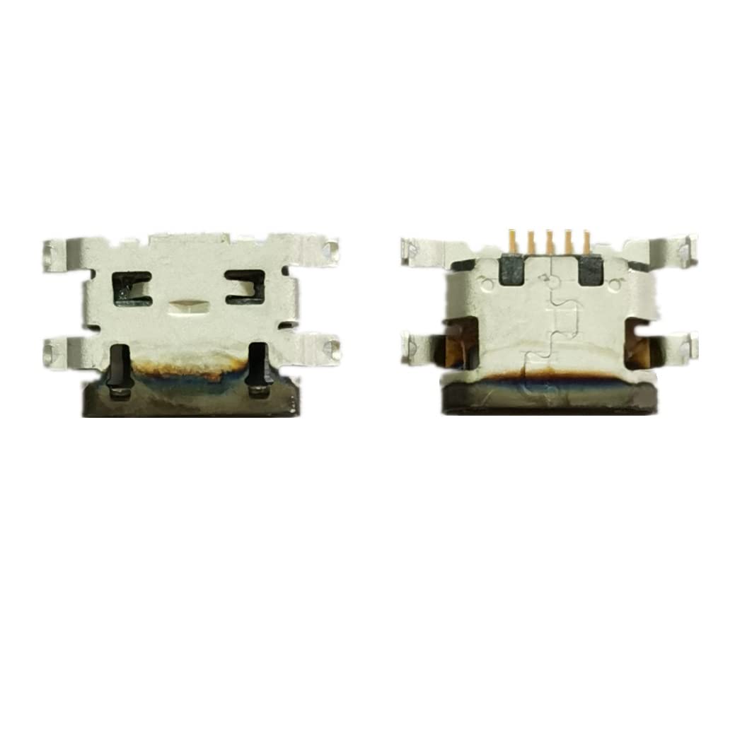 YESUN USB Charging Port Connector Charge Dock Socket Jack Plug for Motorola Moto Droid Turbo 2 XT1580 XT1581 XT1585 (Pack of 2)