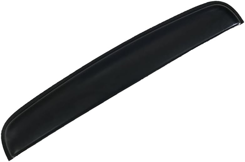 RN88 Universal Rain Snow Guard Sun Roof Wind Deflector,1pcs Tape-On Dark Smoke Auto Moonroof Window Visor Fit The Sunroof/Moonroof Which is Not Wider Than 32.8".
