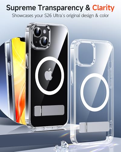LeYi for iPhone 13 Case/i Phone 14 Cases for Magsafe with Stand Clear - image 5