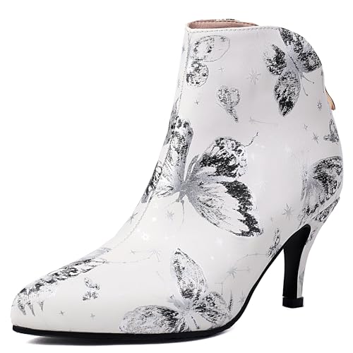 Bottines femme talon aiguille Asterisco 240638 avec zip et bout pointu