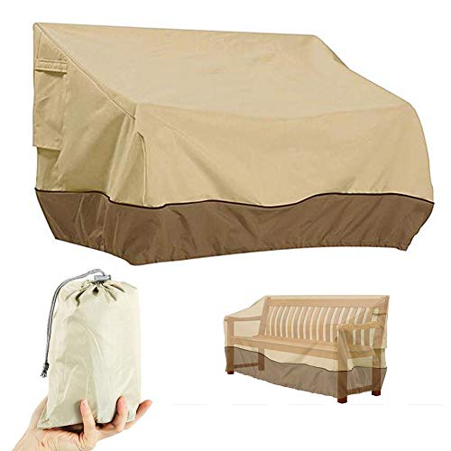 ZZXHOME Patio Furniture Cover, Outdoor Yard Garden Chair Sofa Waterproof Dust Cover Sun Protection 210D Oxford Cloth Foldable With Drawstring,M