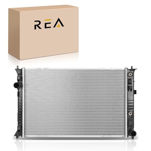 Image of Engine Coolant Radiator Assembly Compatible with Ford Fusion 2.3L 3.0L 2006-2009, Lincoln MKZ 3.5L 2007-2009, Zephyr 3.0L 2006, Mercury Milan 2.3L 3.0L 2006-2009 Replace CU2856 FO3010272