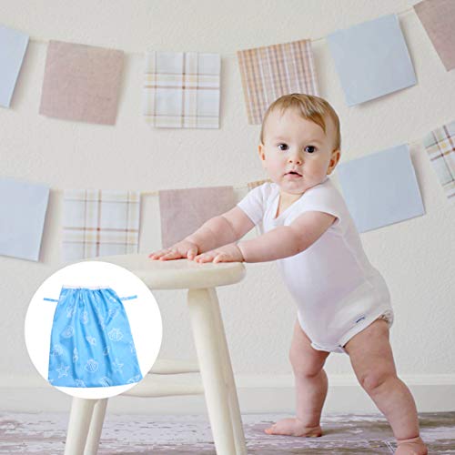 EXCEART 2 Pcs Sacos de Balde de Fraldas Reutilizáveis â€‹â€‹á€ Prova D 'água Fralda de Pano Forro d