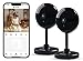 Produktbild owltron Überwachungskamera Innen, Kamera Indoor WiFi Camera, 2 Stück Hunde Kamera überwachung innen für haustierkamera mit app, Babyphone mit Kamera mit IR Nachtsicht, WLAN IP Kamera Kompatibel Alexa