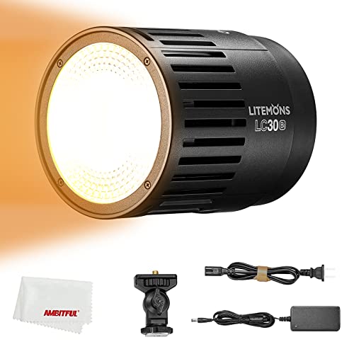 Luz LED de mesa 25200LUX Godox LC30Bi bicolor con alta fidelidad cromática para vídeos nítidos