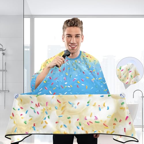 Capa de barbería impermeable 55 x 65 pulgadas miniatura 7