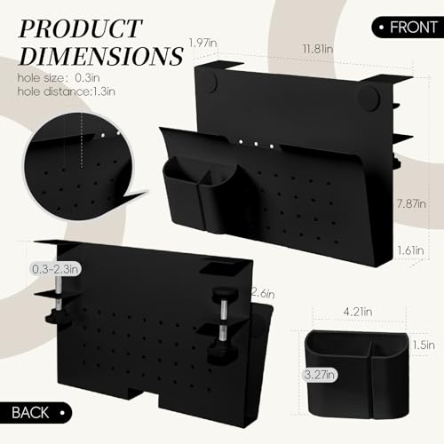 Support ordinateur sans perçage pour étagère de bureau en acier - 3