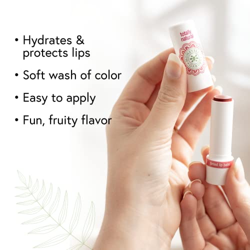 Honeybee Gardens Totally Natural Cherry Crush Tinted Lip Balm | Organic, Vegan, Gluten-Free | For A Kiss Of Color & Nourishment #TOP2