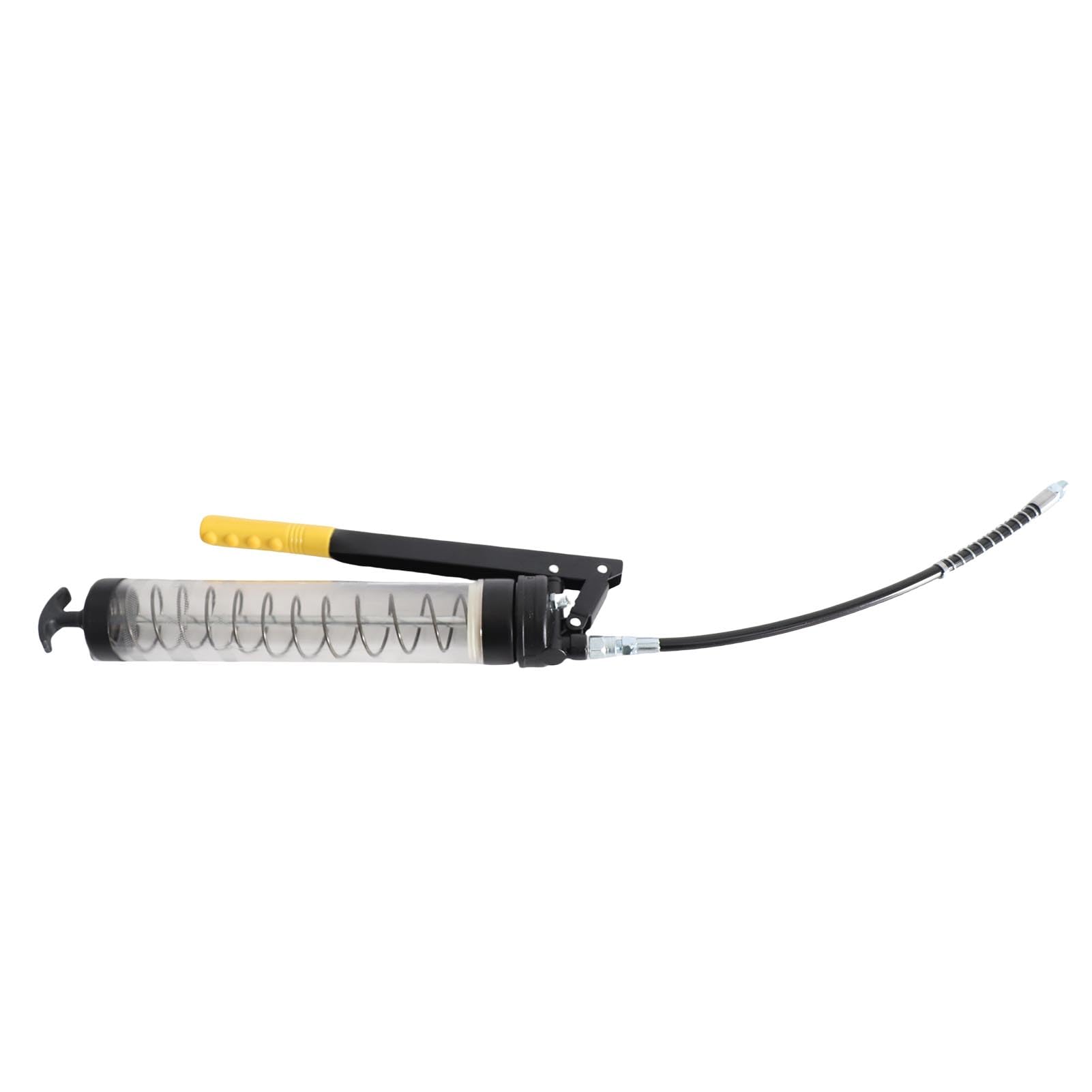 Generic Przemysłowy Smarownica 6000PSI z pogrubioną sprężyną, przezroczystą rurką do Konserwacji Samochodów i Opon, PVC + żelazo, długość 440 Mm, Lekkie i Ciężkie Maszyny