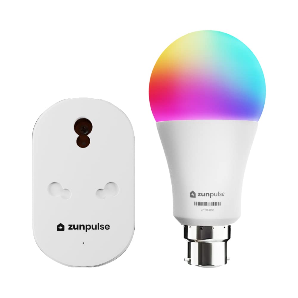 See full amazon price history chart for zunpulse Combo of WiFi 10W Smart Bulb 16 Million Colours and 16A Wi-Fi Smart Plug Pro with Energy Monitoring for AC, Geyser, Motor, etc, Compatible with Alexa and Google Assistant(White) zunpulse Combo of WiFi 10W Smart Bulb 16 Million Colours and 16A Wi-Fi Smart Plug Pro with Energy Monitoring for AC, Geyser, Motor, etc, Compatible with Alexa and Google Assistant(White) (B0B4K5NWQ1) Amazon Price History, Amazon Price Tracker