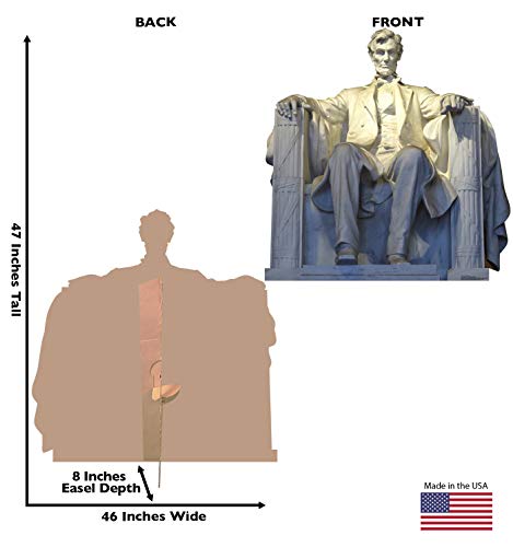 Image of Cardboard People Lincoln Memorial Life Size Cardboard Cutout Standup