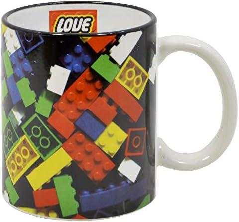 Building Brick Style Collage Mug