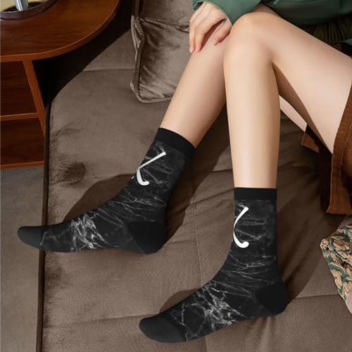 Field Hockey Unisex Cushion Crew Sock Soft Casual Mid-Calf Socks3