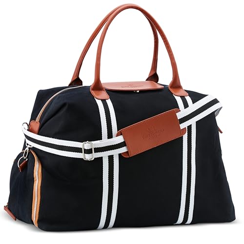 Weekender Reisetasche von Saint Maniero im Design Schwarz