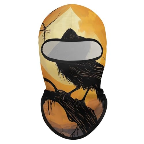 Balaclava Crow Máscara para Cara para Hombres y Mujeres Protección Solar Máscara de Cabeza Completa Transpirable para Senderismo, Ciclismo, Correr, Conducción miniatura 7