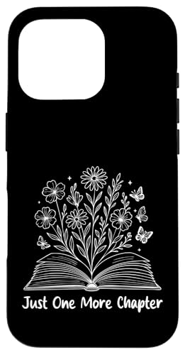 Just One More Chapter Floral Book Lover {^jJ X}zP[X iPhone 16 Pro p