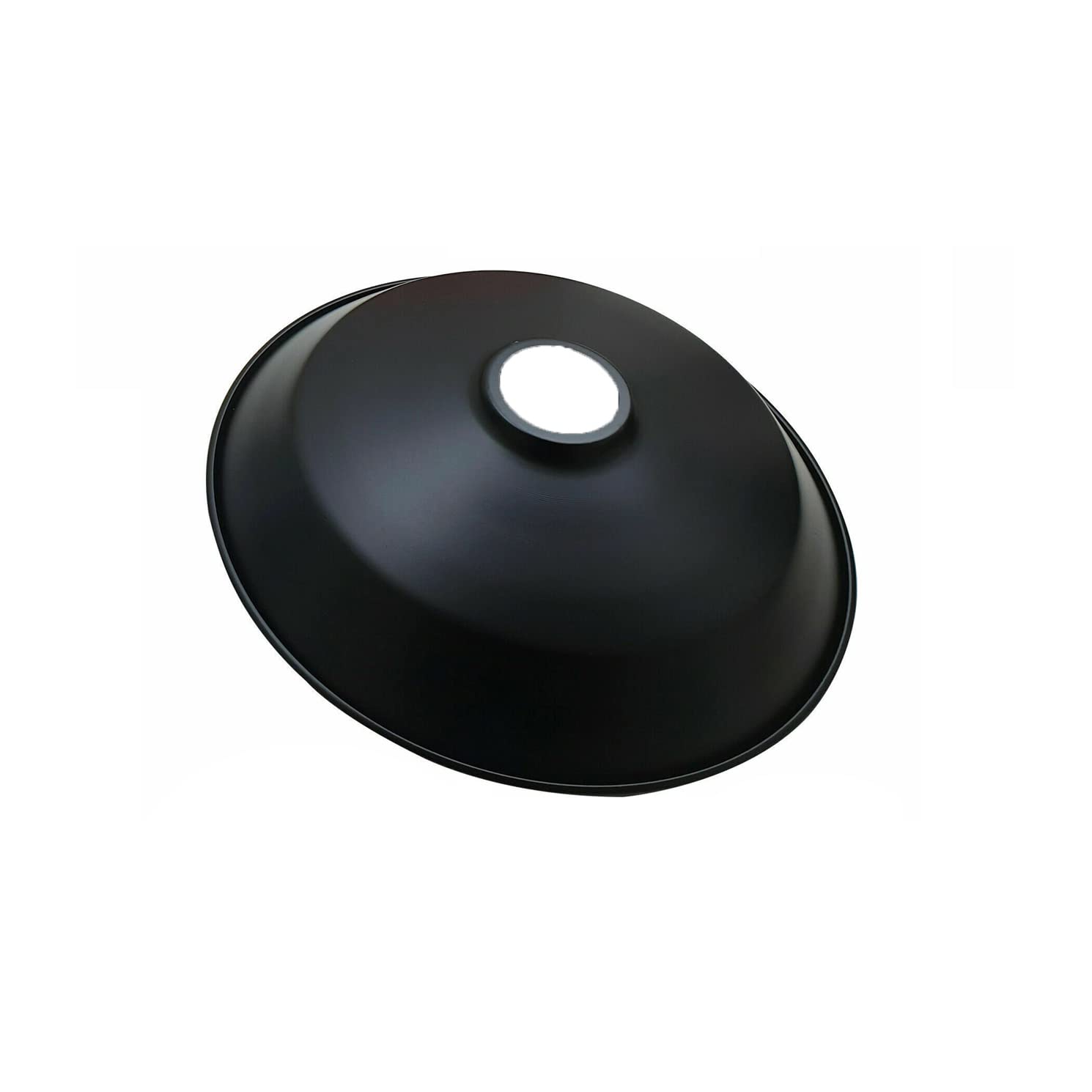 LEDSone Retro 36cm Black Inner White Pendant Lampshade - Image 3