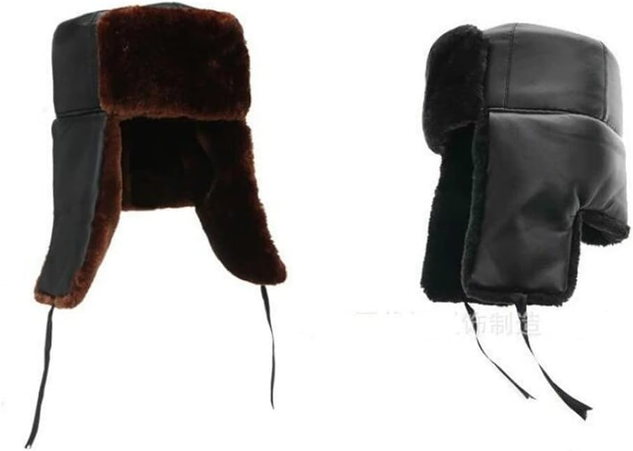 Lady Winter Warm Hats Ear Protection Bomber Hat Plus Size Russian