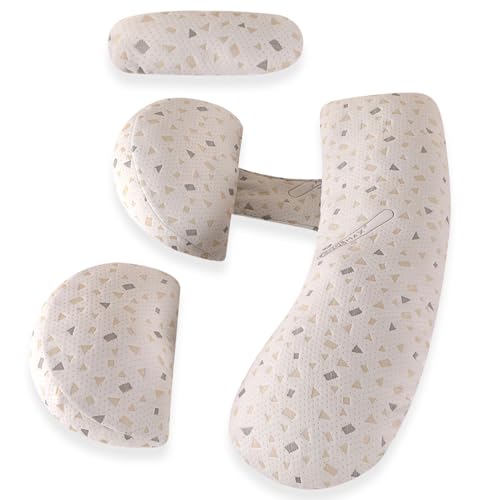 GYHH Schwangerschaftskissen Doppelkeil Seitenschläferkissen Set