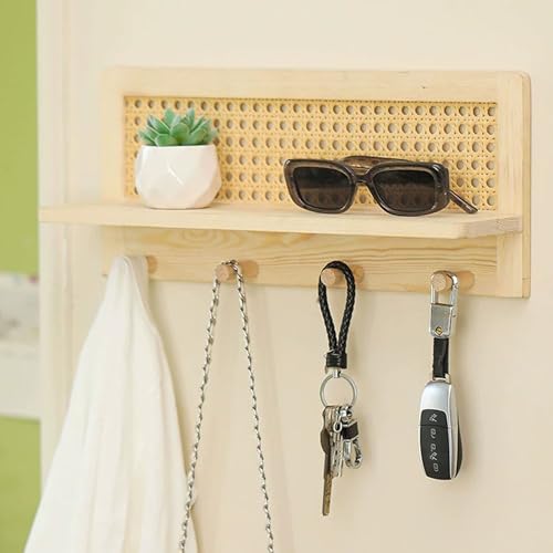 Étagère murale avec crochets pour optimiser les petits couloirs - 5