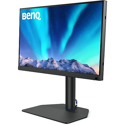 Image of BenQ SW272Q 27-inch 2K 90W USB-C Photographer MacBook /Windows Compatible Monitor, 99% Adobe RGB, 100% sRGB, TUV Anti-Reflection Cert, 1.07 Billion Colors, 16-bit 3D LUT, Wireless Hotkey Puck 2-Pack