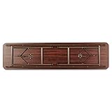 Alera FT727218MY Wood Folding Table, Rectangular, 72w X 18d X 29h, Walnut