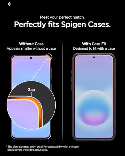 Image of Spigen EZ Fit Pro Tempered Glass Screen Protector Guard for Samsung Galaxy A57 5G [2 Pack]
