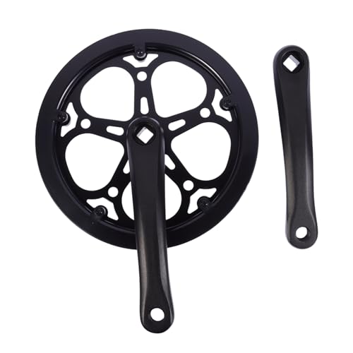 Pédalier monovitesse 52 dents en fer robustesse garantie pour vélos urbains et VTT
