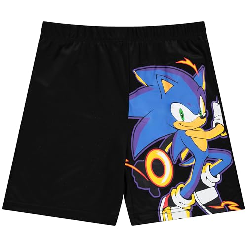 Image of SEGA Boys' Sonic the Hedgehog Boys 4-20 Jumbo Print Tee & Mesh Short 2pc Set