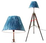 Lampadaire trépied en laiton Remarque : abat-jour et ampoule non inclus.