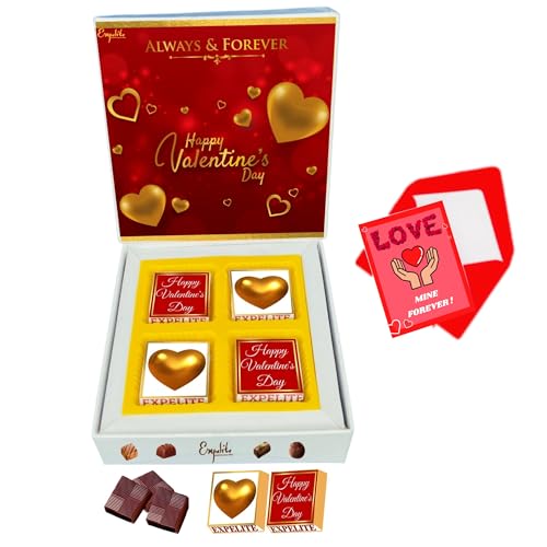 Expelite Special Valentine Gifts For Gf 4 pieces Chocolates,Valen...