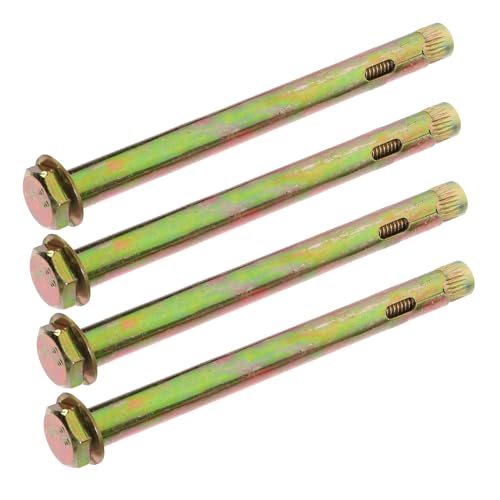 Veemoon 4 Pièces Ancrages Moletés Pour Béton Massif Ancrages à Enfoncer Boulons Acier Au