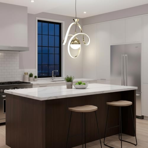 Image of Lyse Decor Hanging Lamps for Home Decoration, Led Hanging Lights for Restaurant /Cafe /Bedroom Ceiling, Pendant Lights for Ceiling /Dining Area /Kitchen Island