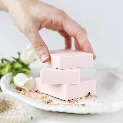 Image of Curated Cart Silicone Soap Molds for Soap Making- 6-Cavity Rectangle Soap Mold for Making Handmade Soaps, Bath Bombs, Candles, Non-Stick Flexible Silicone Mould for DIY Soap Making, Multicolor (Pack of 1)