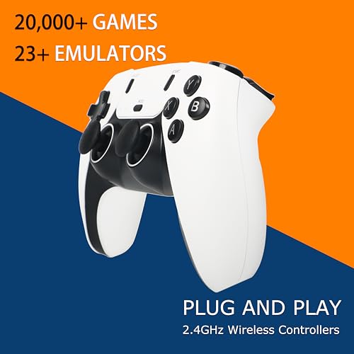 Youngwants Plug & Play Video Game Console With 20000+ Games, 23+ Emulators, Dual Controllers, 4K HDMI TV - Retro Classic Birthday Gifts for Boys & Girls by Youngwants - Image 2