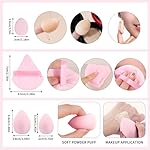 MAANGE 34 Pcs Makeup Brush Set Professional Makeup Brushes Kit Foundation Powder Eye Shadow Concealers Blending Brush Set Premium Synthetic Makeup Tool Gift for Women (Pink) - Image 5