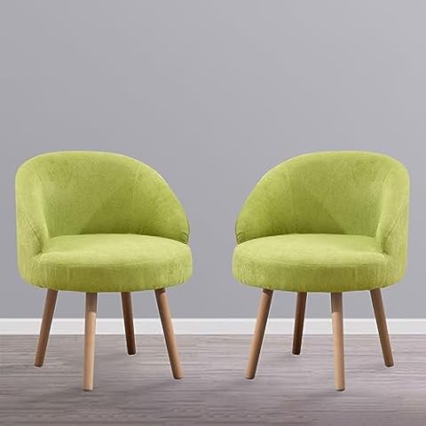 nozama Tub Chair Set of 2, Velvet Armchair Cover