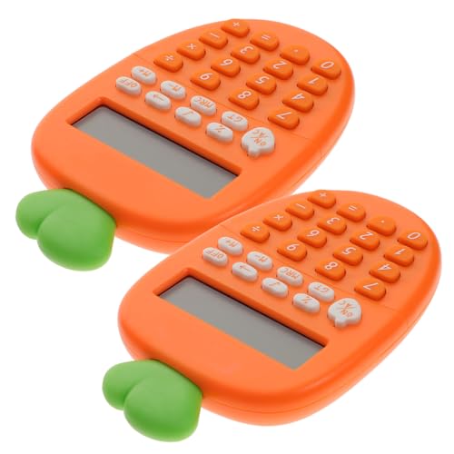 2 pezzi Calcolatrice Portatile Adorabile per Studenti Ufficio e Casa Elettronica Pratica e