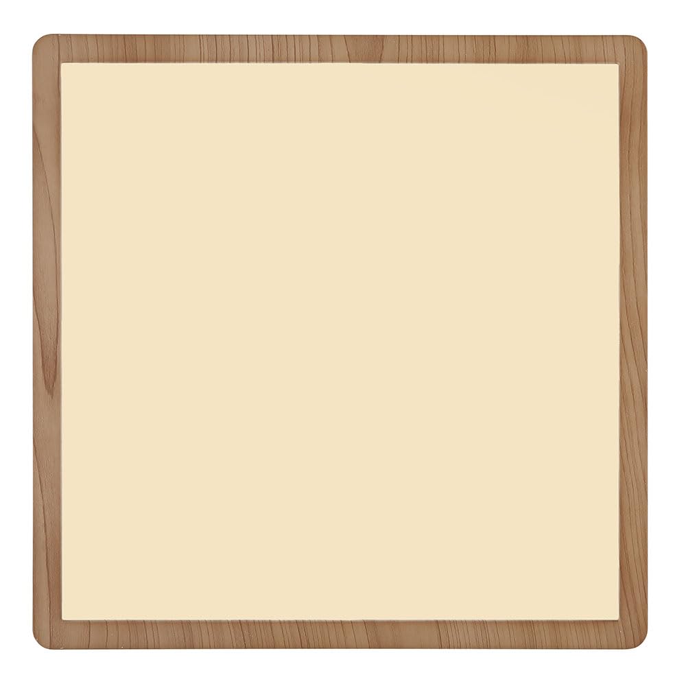 Deckenpanel Deckenlampe Deckenleuchte LED Panel Badezimmerlampe Badleuchte, IP44 Backlight Memoryfunktion 3 Stufen, Holzoptik opal, 24W 2300Lm warmweiß, LxBxH 42x42x2,5cm