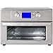 Horno Eléctrico De Sobremesa 25L Mini Horno Eléctrico 1800W Hogar Multifunción Para Freír Al Aire Barbacoa Hornear Fruta Seca Olla Todo En Uno Horno De Acero Inoxidable (Color: Plata) (Verde) (Plata)