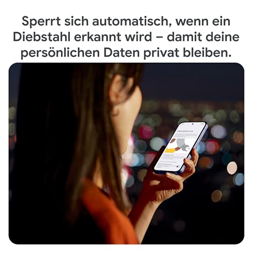 Google Pixel 9a: Android-Smartphone ohne SIM-Lock, mit KI-Kamera, 24 Stunden Akkulaufzeit und leistungsstarken Sicherheitsfunktionen – Obsidian, 128GB