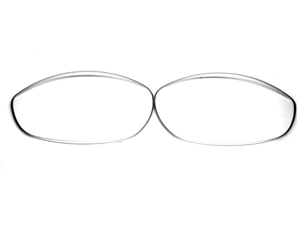 Galaxy Replacement Lenses for Oakley Monster Dog Crystal Clear Color 100% UVAB